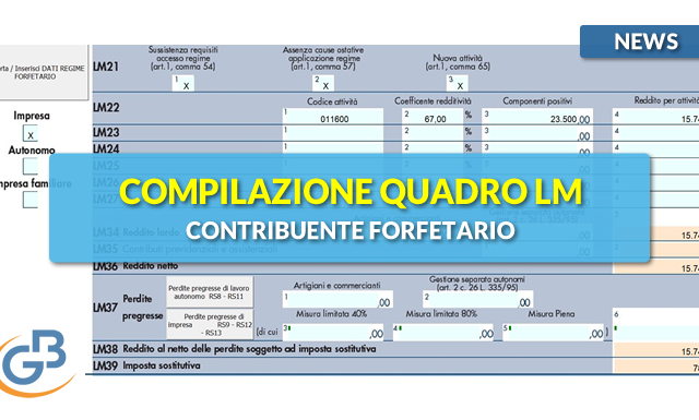 IL QUADRO LM NELLA DICHIARAZIONE DEI REDDITI 2020